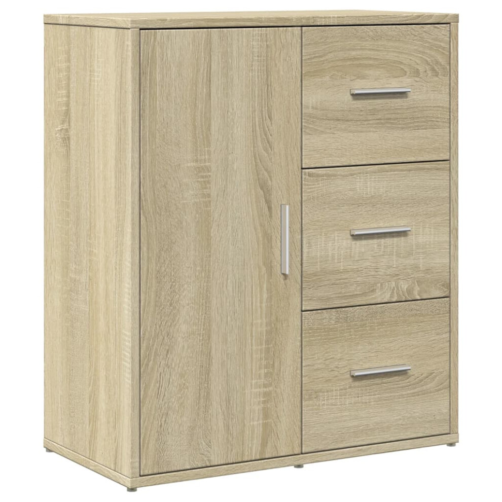 VIDAXL Sideboard - Sonoma Oak - 70 x 60 x 31cm - Brown - Image 3
