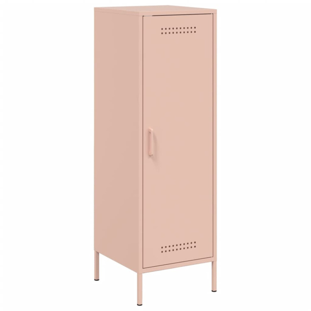 (pink) vidaXL Highboard Sideboard Cabinet Home Storage Cupboard Anthracite Steel