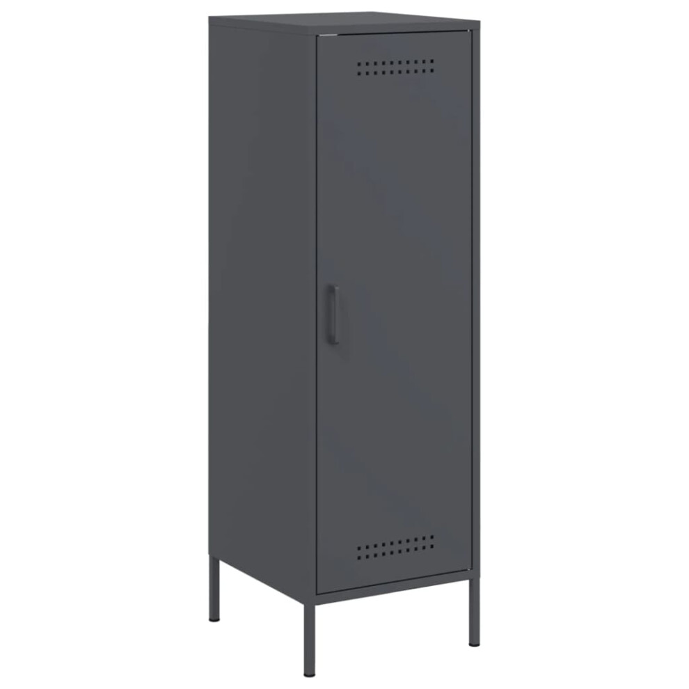 (anthracite) vidaXL Highboard Sideboard Cabinet Home Storage Cupboard Anthracite Steel