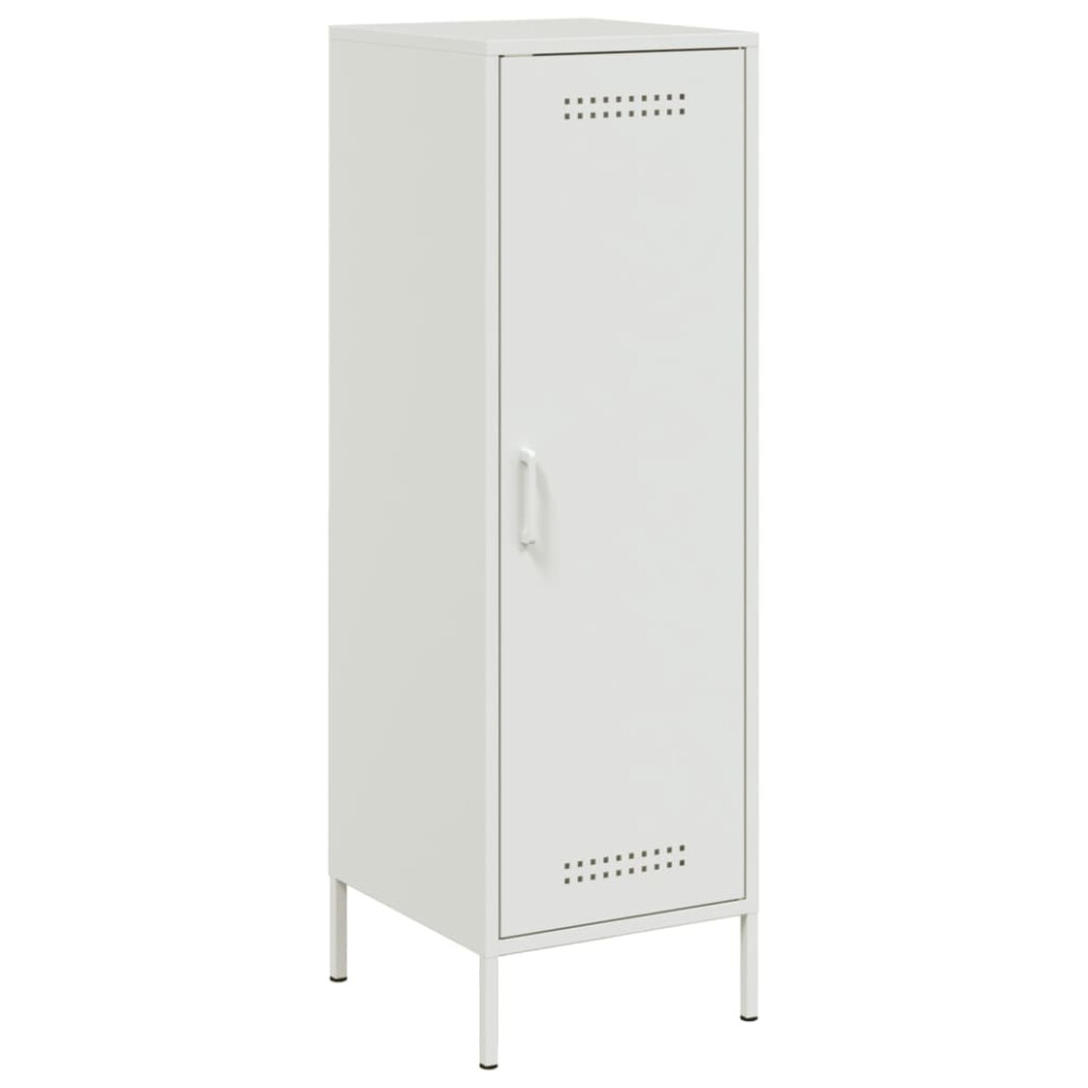 (white) vidaXL Highboard Sideboard Cabinet Home Storage Cupboard Anthracite Steel