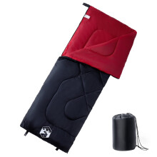 (black and red) vidaXL Sleeping Bag for Adults Camping Outdoor Hiking Sleeping Bag 3 Seasons