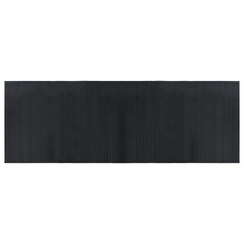 (black, 70 x 200 cm) vidaXL Rug Floor Mat Area Rug Hallway Mat Carpet Runner Square Nature Bamboo