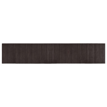 (dark brown, 60 x 300 cm) vidaXL Rug Floor Mat Area Rug Hallway Mat Carpet Runner Square Nature Bamboo