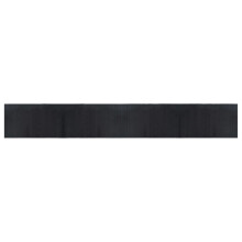 (black, 60 x 400 cm) vidaXL Rug Floor Mat Area Rug Hallway Mat Carpet Runner Square Nature Bamboo