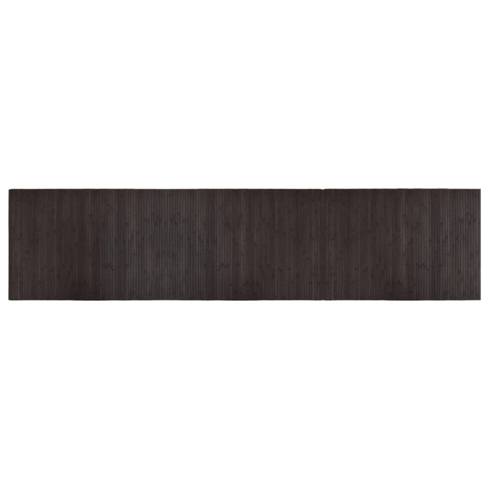 (dark brown, 70 x 300 cm) vidaXL Rug Floor Mat Area Rug Hallway Mat Carpet Runner Square Nature Bamboo