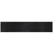 (black, 80 x 400 cm) vidaXL Rug Floor Mat Area Rug Hallway Mat Carpet Runner Square Nature Bamboo