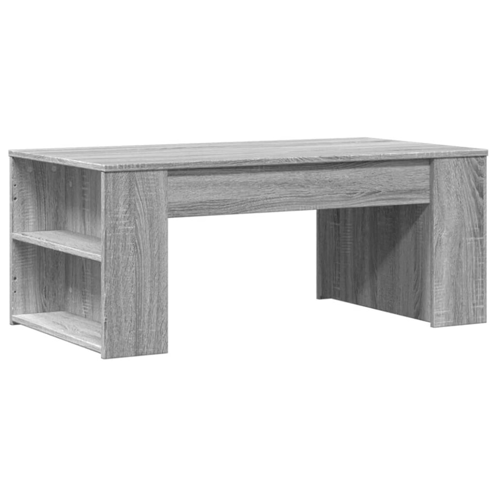 (grey sonoma) vidaXL Coffee Table Hallway Side End Table Tea Sofa Table Engineered Wood