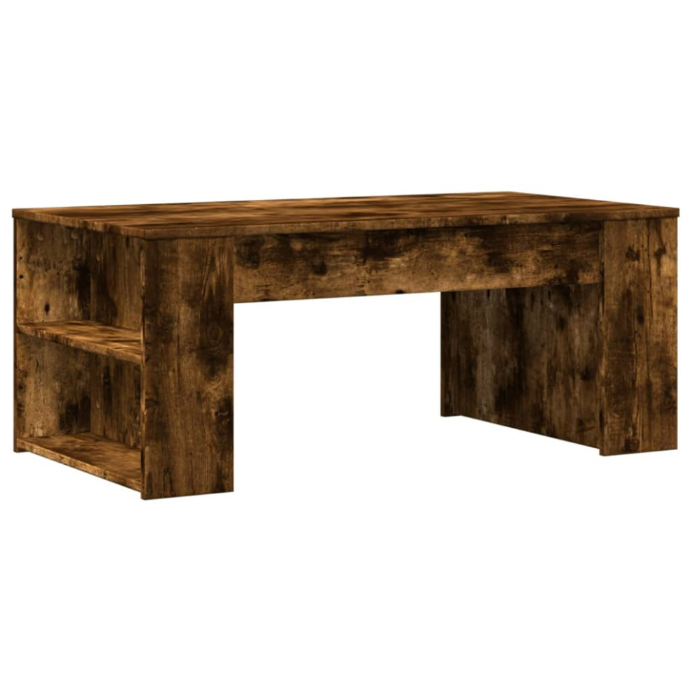 (smoked oak) vidaXL Coffee Table Hallway Side End Table Tea Sofa Table Engineered Wood