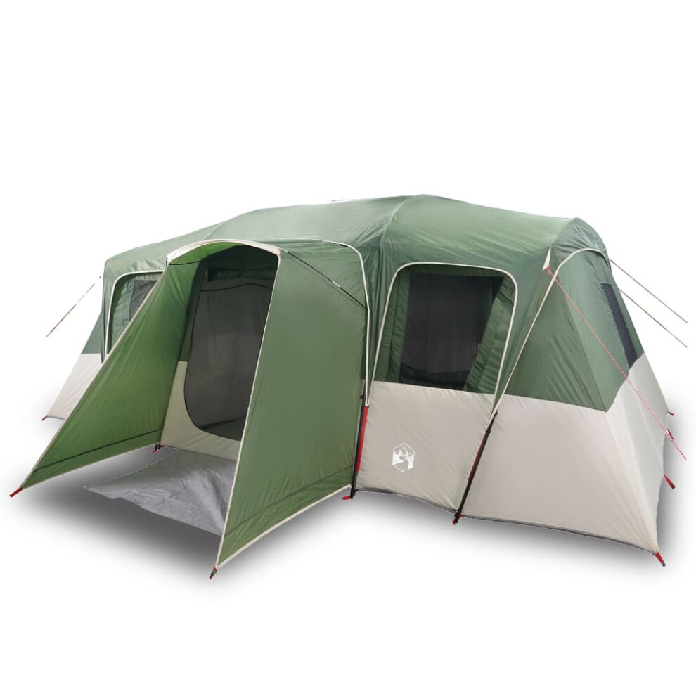 Vidaxl (Green) Family Tent Tunnel 16-Person Lightweight Tent Dome Tent Waterproof