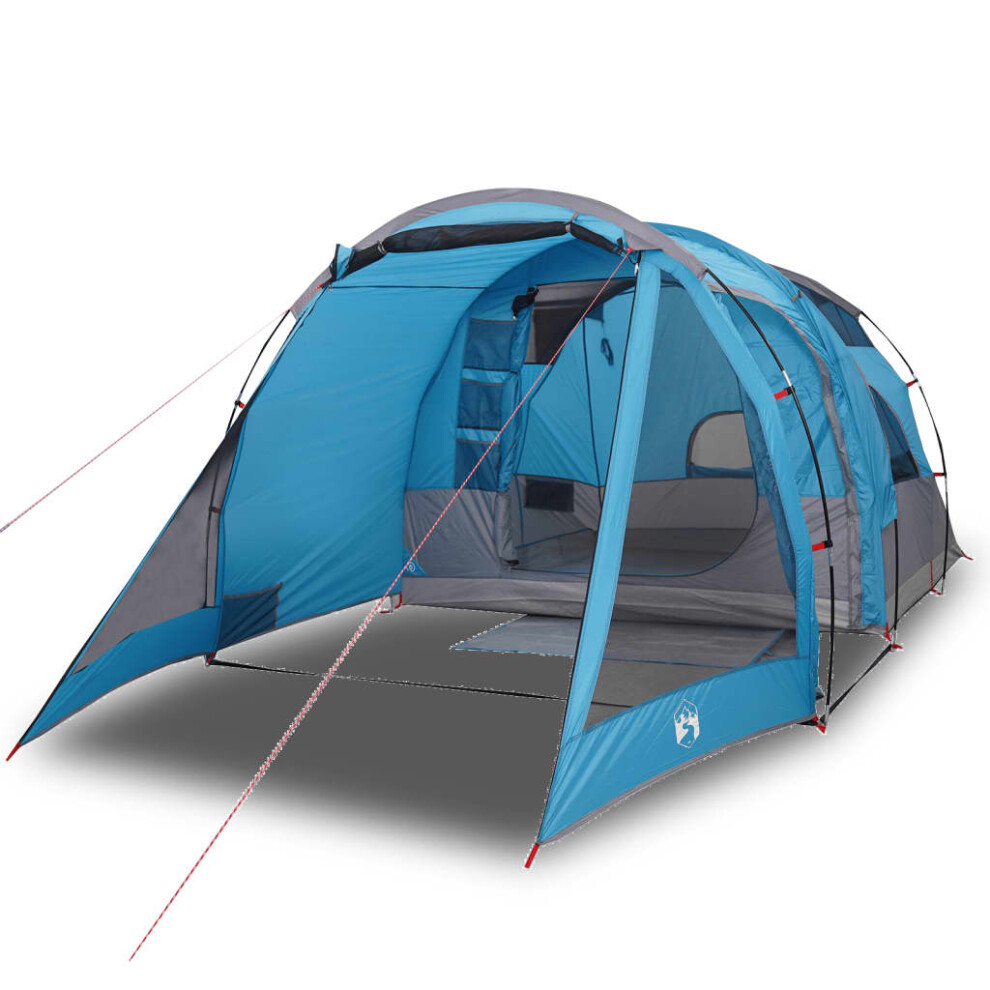 (blue, 4-person) vidaXL Family Tent 6-Person Outdoor Lightweight Tent Camping Tent Waterproof