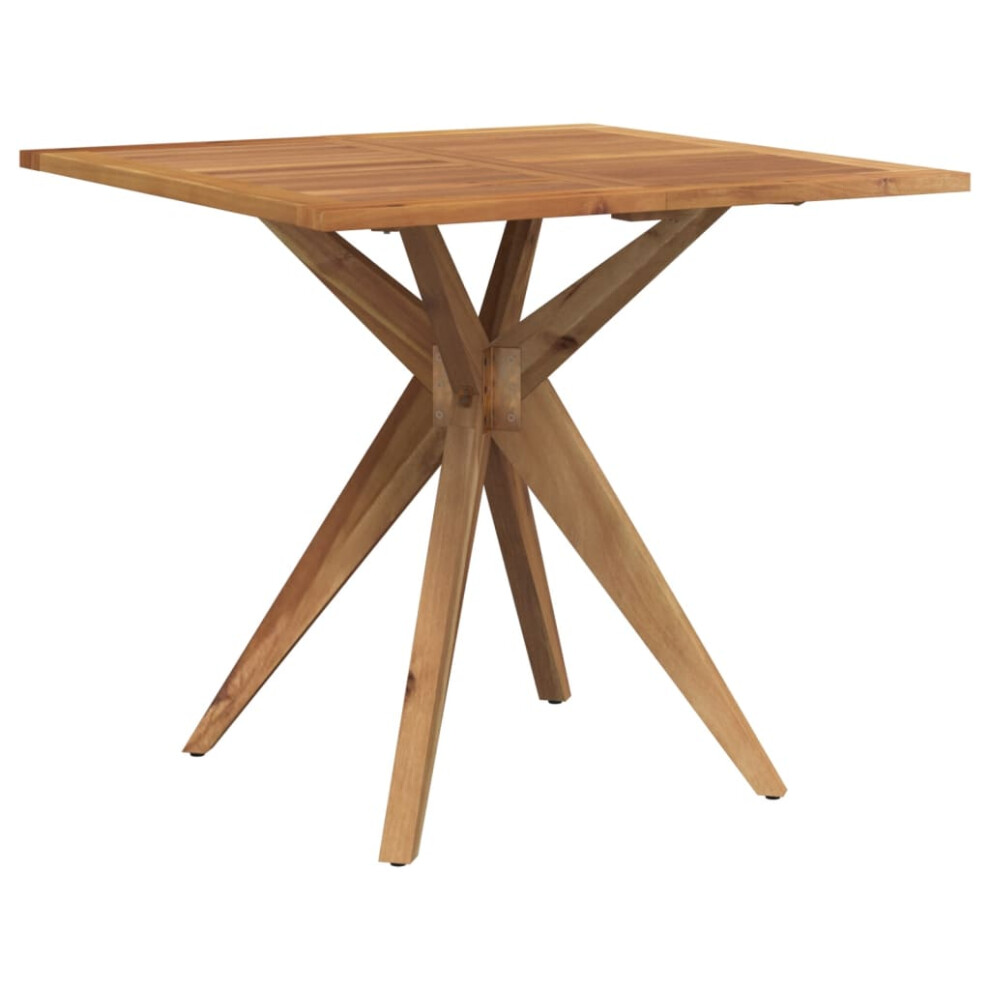 Vidaxl (85 X 85 X 75 Cm) Garden Table Outdoor Table Side Coffee Table Square Solid Wood Acacia