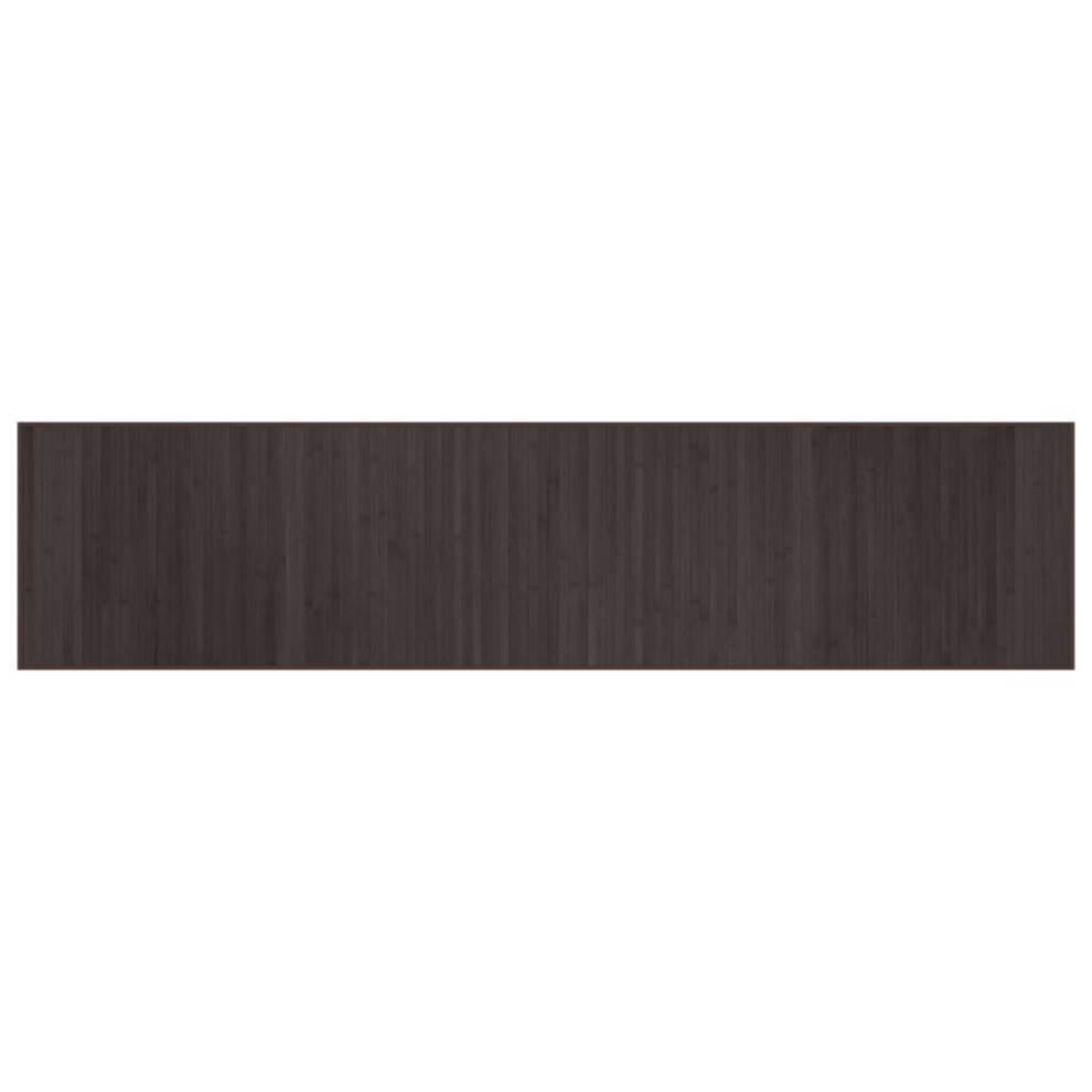 (dark brown, 70 x 300 cm) vidaXL Rug Kitchen Floor Mat Area Rug Living Room Hallway Carpet Square Bamboo