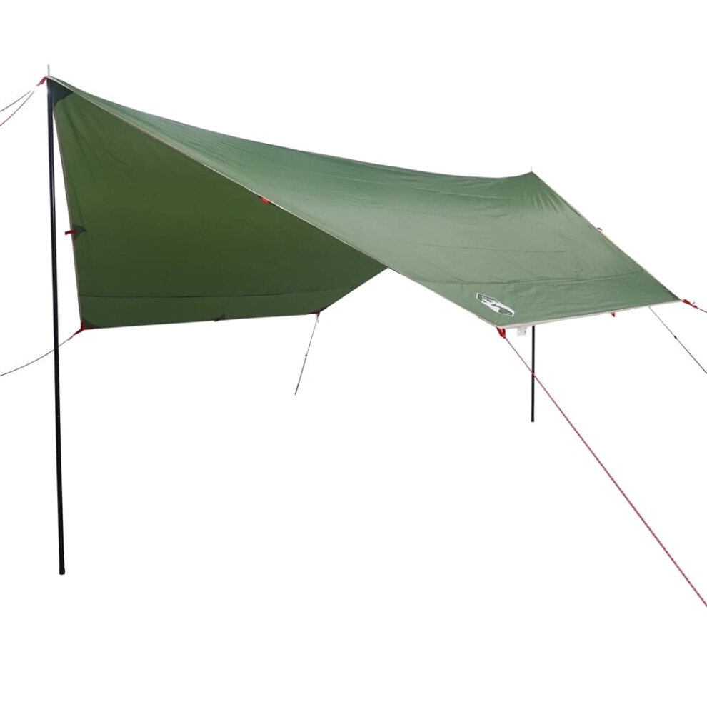 (green, oxford) vidaXL Camping Tarp Tarpaulin Shelter Outdoor Sunshade Tent Tarp Waterproof