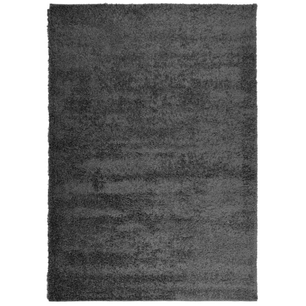 (anthracite, 140 x 200 cm) vidaXL Shaggy Rug Floor Mat Fluffy Rug Area Rug PAMPLONA High Pile Modern