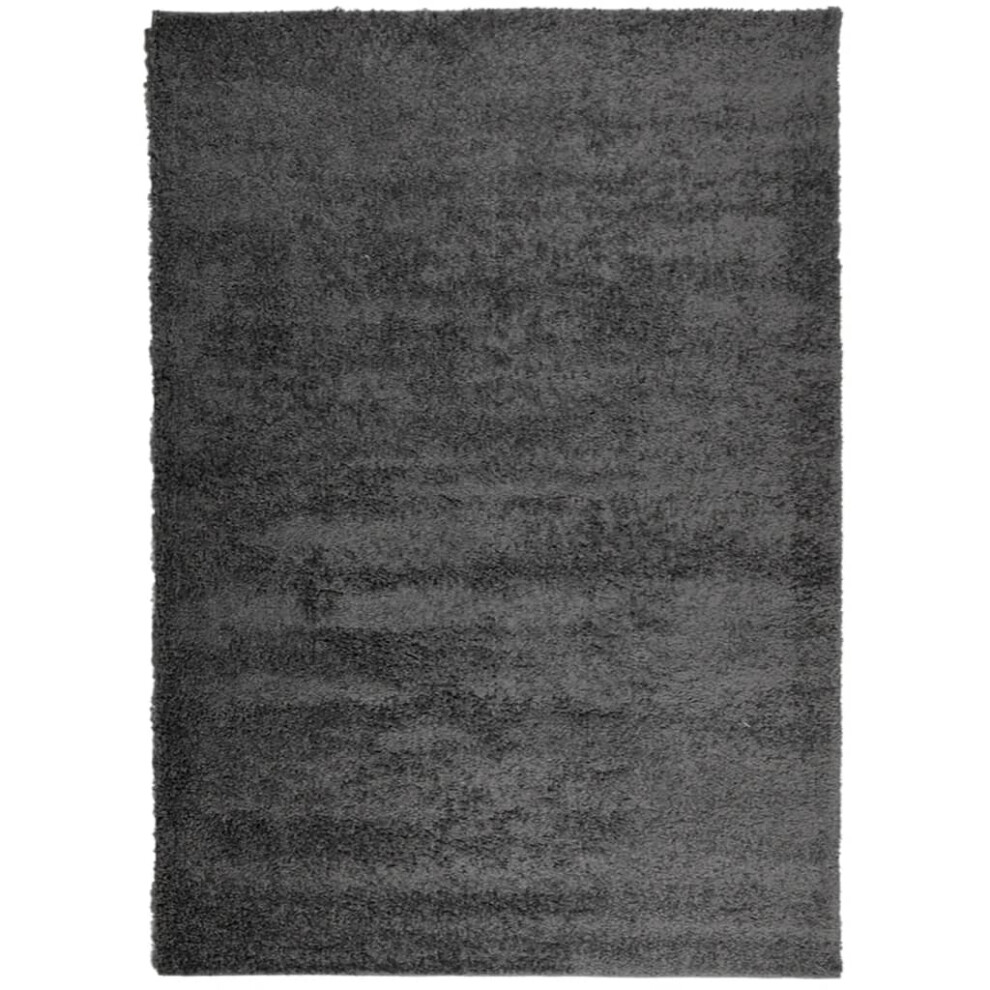 (anthracite, 200 x 280 cm) vidaXL Shaggy Rug Floor Mat Fluffy Rug Area Rug PAMPLONA High Pile Modern