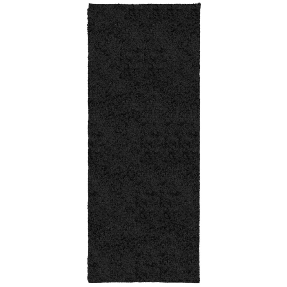 (black, 80 x 200 cm) vidaXL Shaggy Rug Floor Mat Fluffy Rug Area Rug PAMPLONA High Pile Modern