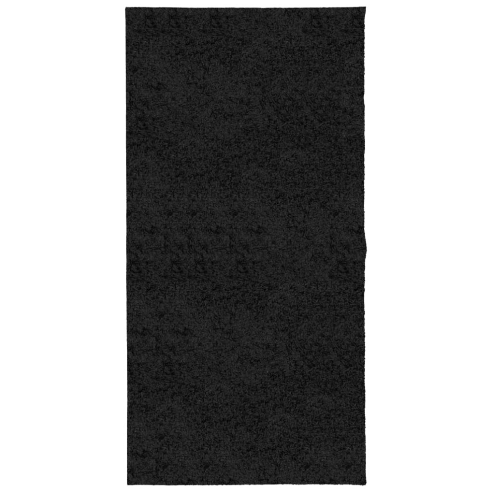 (black, 100 x 200 cm) vidaXL Shaggy Rug Floor Mat Fluffy Rug Area Rug PAMPLONA High Pile Modern