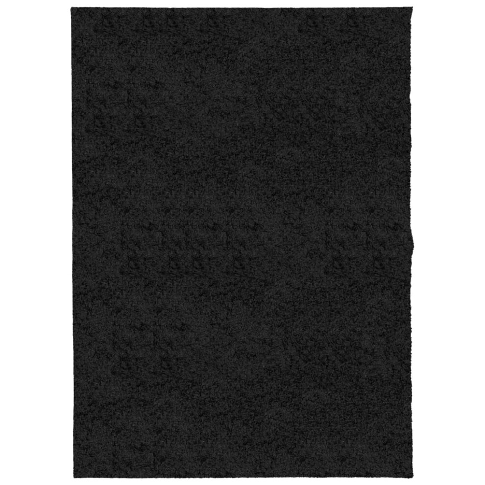 (black, 140 x 200 cm) vidaXL Shaggy Rug Floor Mat Fluffy Rug Area Rug PAMPLONA High Pile Modern