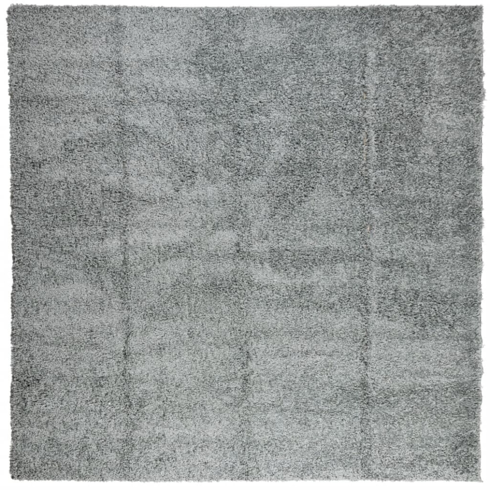 Vidaxl (Green, 160 X 160 Cm) Shaggy Rug Floor Mat Fluffy Rug Area Rug Pamplona High Pile Modern