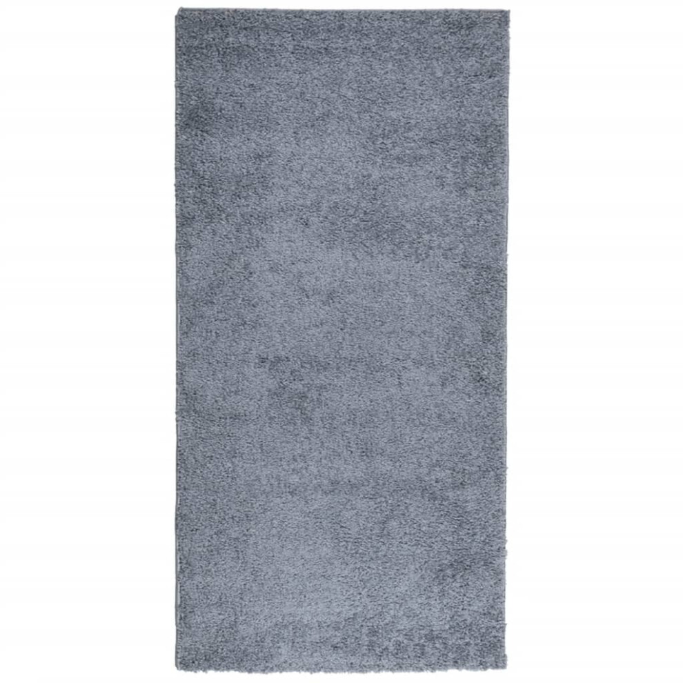 (blue, 100 x 200 cm) vidaXL Shaggy Rug Floor Mat Fluffy Rug Area Rug PAMPLONA High Pile Modern