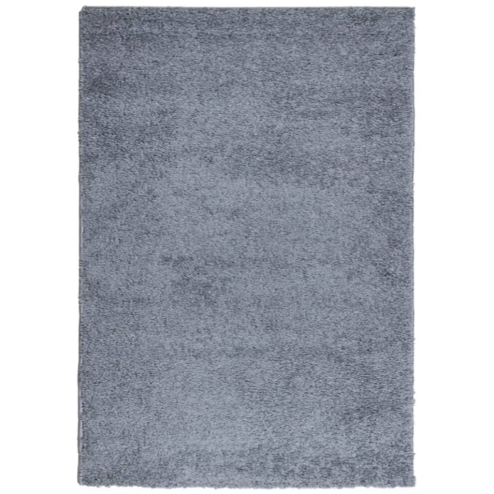 (blue, 140 x 200 cm) vidaXL Shaggy Rug Floor Mat Fluffy Rug Area Rug PAMPLONA High Pile Modern