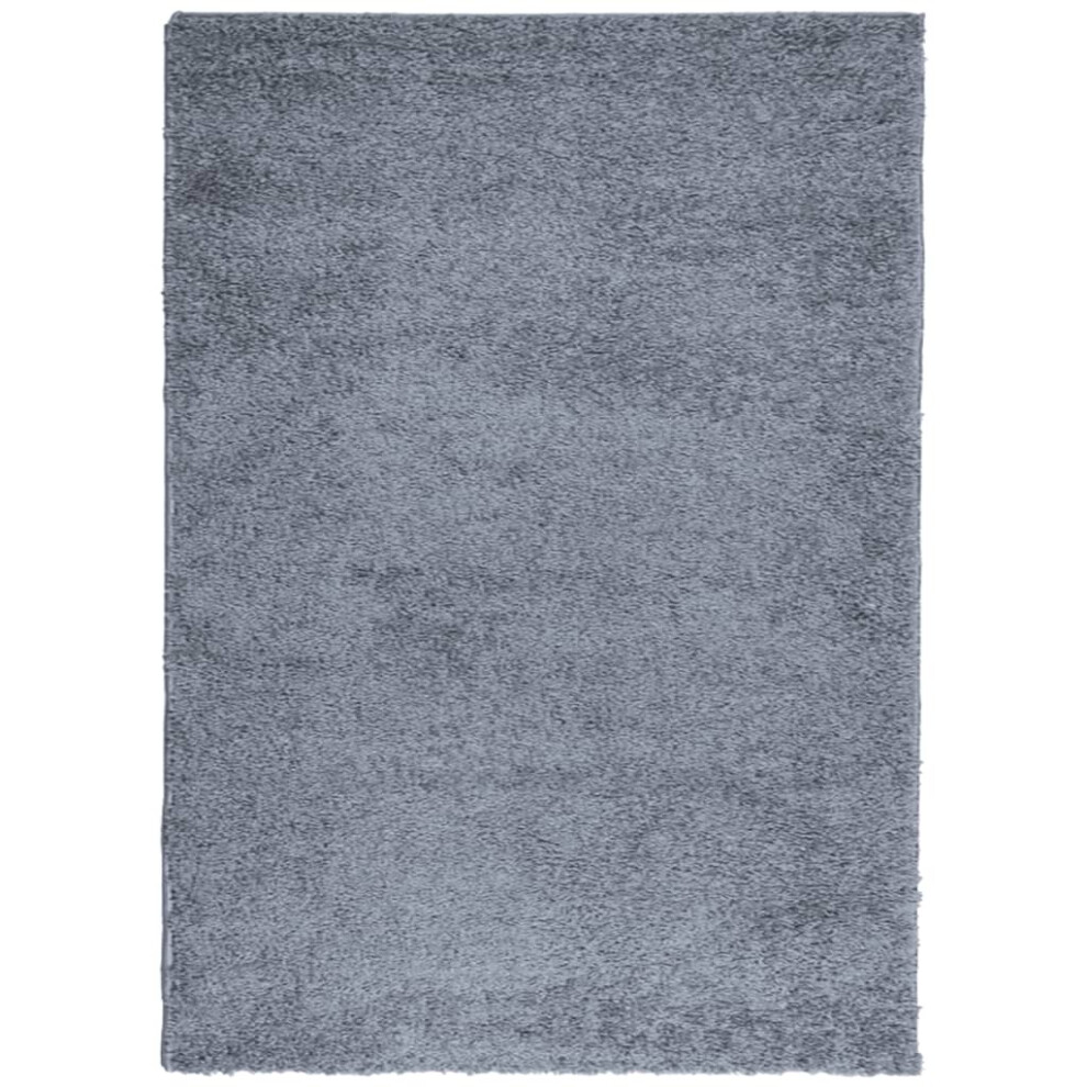 Vidaxl (Blue, 200 X 280 Cm) Shaggy Rug Floor Mat Fluffy Rug Area Rug Pamplona High Pile Modern