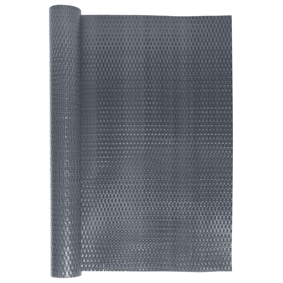 Vidaxl (Anthracite, 400 X 90 Cm) Balcony Screen Privacy Screen Outdoor Garden Fence Screen Poly Rattan