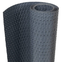 (anthracite, 600 x 100 cm) vidaXL Balcony Screen Privacy Screen Outdoor Garden Fence Screen Poly Rattan