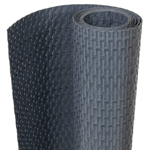 (anthracite, 600 x 100 cm) vidaXL Balcony Screen Privacy Screen Outdoor Garden Fence Screen Poly Rattan