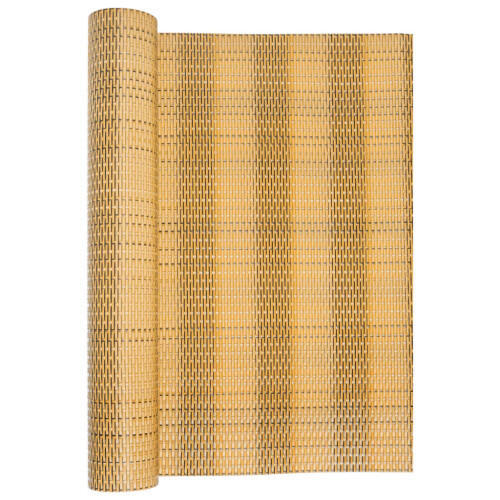 VidaXL vidaXL Balkon-Sichtschutz Hellbraun 300x80 cm Poly Rattan 2