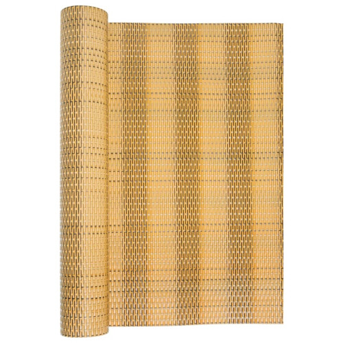 VidaXL vidaXL Balkon-Sichtschutz Hellbraun 300x100 cm Poly Rattan 2