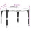 VidaXL vidaXL Pavillon mit Doppeldach Anthrazit 2,98x2,98 m Stahl 4