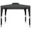 VidaXL vidaXL Pavillon mit Doppeldach Anthrazit 2,98x2,98 m Stahl 3