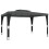 VidaXL vidaXL Pavillon mit Doppeldach Anthrazit 3,98x2,98 m Stahl 2