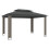 VidaXL vidaXL Pavillon mit Doppeldach Anthrazit 3,94x2,96 m Stahl 1