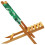 VidaXL (leaf pattern, 8 pcs) vidaXL Folding Garden Chairs 6 pcs Chairs Cream White Fabric and Solid Wood 6