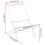 VidaXL (leaf pattern, 2 pcs) vidaXL Folding Garden Chairs 6 pcs Chairs Cream White Fabric and Solid Wood 11