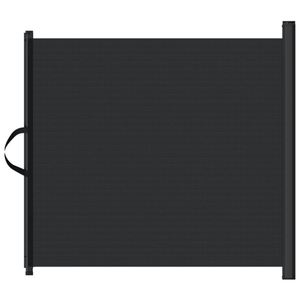 Vidaxl (Black, 102,5 X 125 Cm) Retractable Pet Gate Safety Baby Dog Gate Stair Gate Dog Barrier Fence