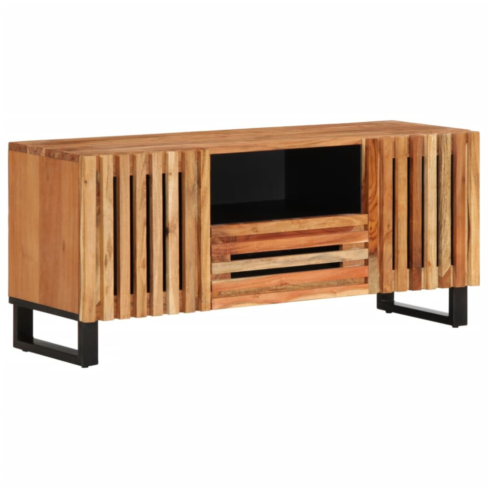 (brown, solid acacia wood) vidaXL TV Cabinet TV Stand Entertainment Centre Media Unit TV Unit Solid Wood