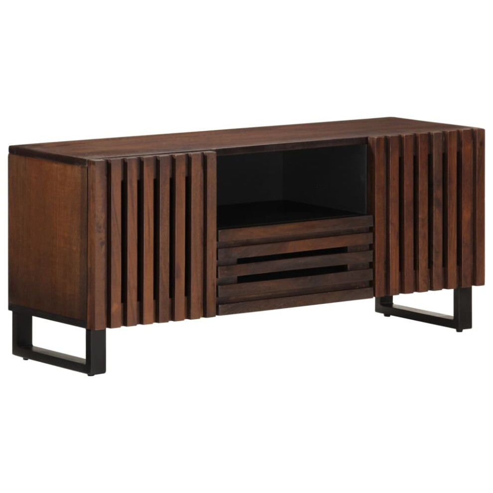 (brown, solid mango wood) vidaXL TV Cabinet TV Stand Entertainment Centre Media Unit TV Unit Solid Wood