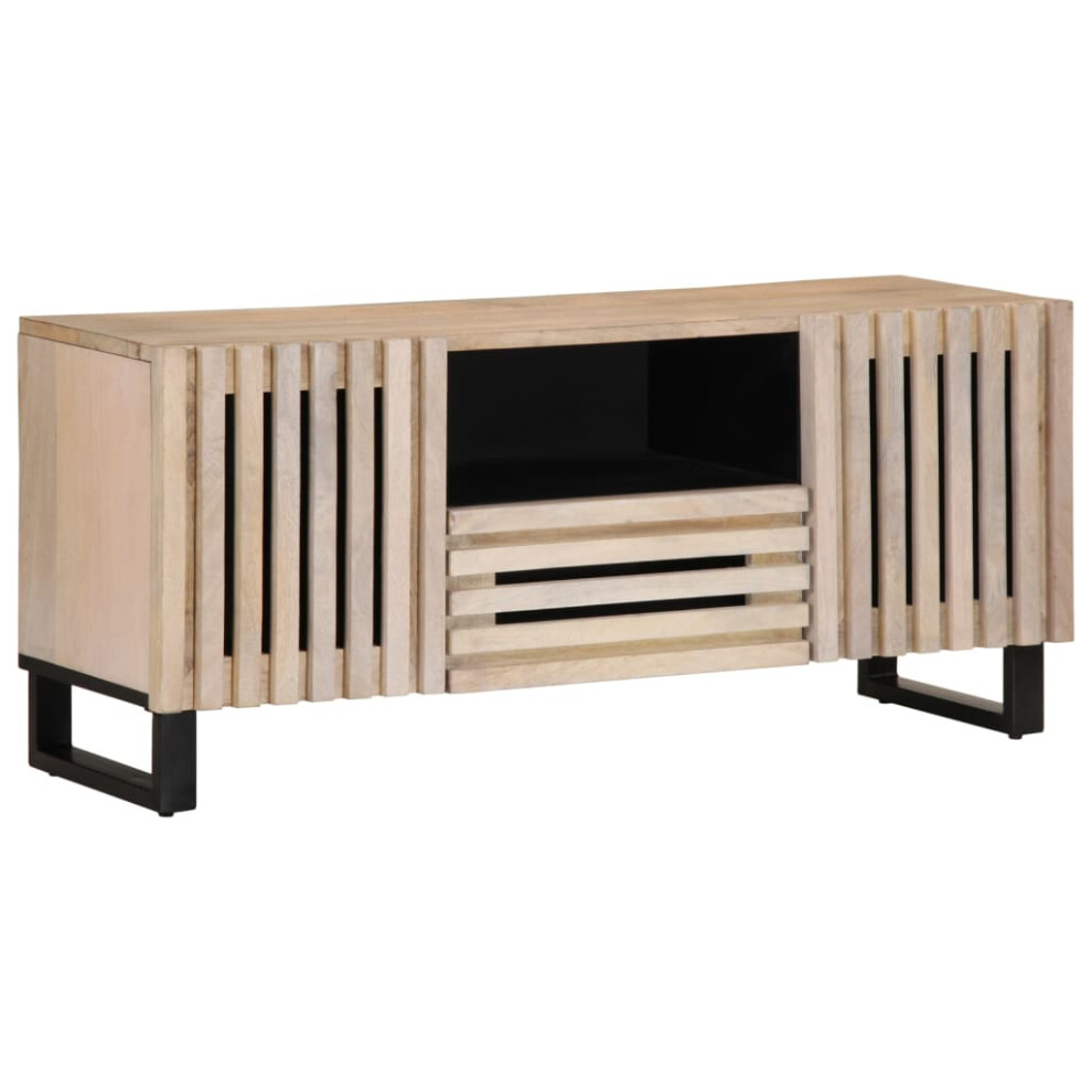 (light brown, solid mango wood) vidaXL TV Cabinet TV Stand Entertainment Centre Media Unit TV Unit Solid Wood