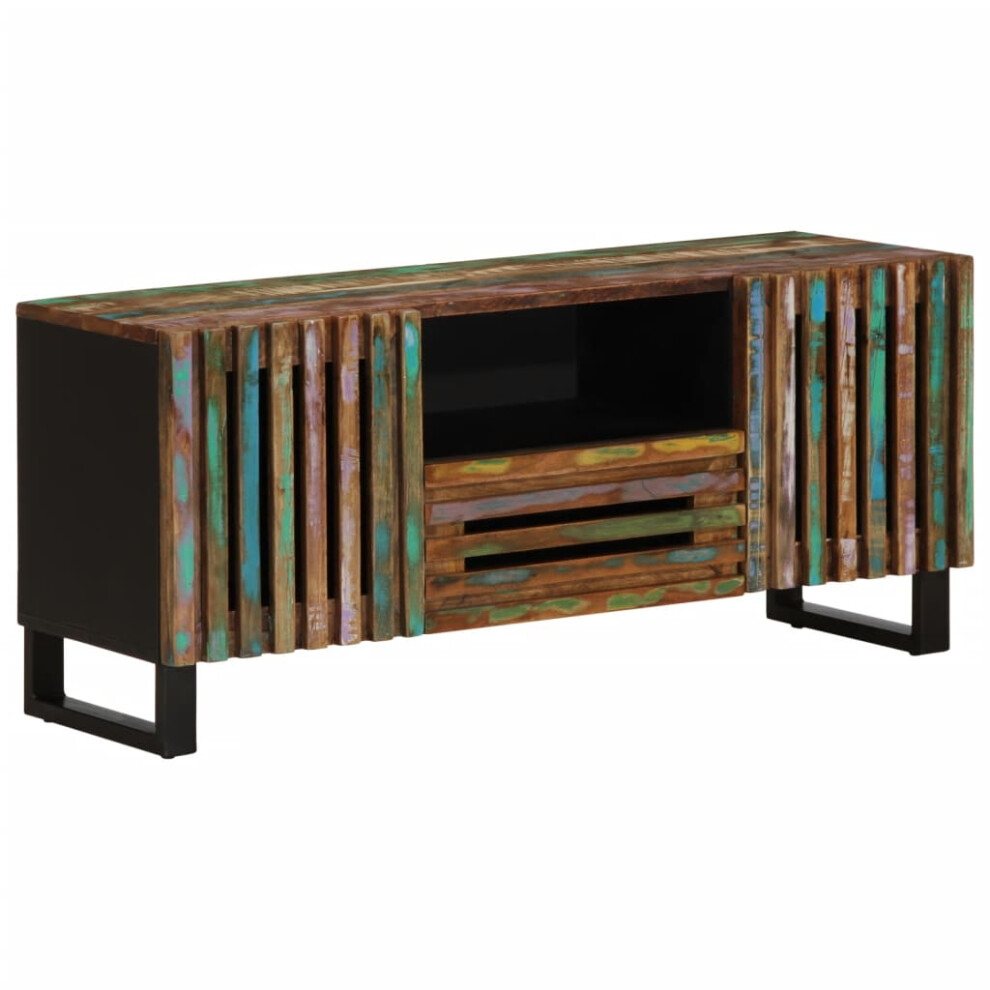 (multicolour, solid acacia wood) vidaXL TV Cabinet TV Stand Entertainment Centre Media Unit TV Unit Solid Wood