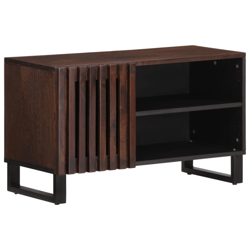 (brown, solid mango wood) vidaXL TV Cabinet TV Stand Entertainment Centre TV Unit Solid Wood Acacia