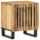 VidaXL (rough mango wood, 1 pcs) vidaXL Bedside Cabinet Home Nightstand Bed Table Side Table Solid Wood Mango 1