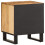 VidaXL (rough mango wood, 1 pcs) vidaXL Bedside Cabinet Home Nightstand Bed Table Side Table Solid Wood Mango 5
