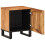 VidaXL (solid acacia wood, 2 pcs) vidaXL Bedside Cabinet Home Nightstand Bed Table Side Table Solid Wood Mango 3