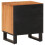 VidaXL (solid acacia wood, 2 pcs) vidaXL Bedside Cabinet Home Nightstand Bed Table Side Table Solid Wood Mango 6