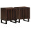 VidaXL (solid mango wood, 2 pcs) vidaXL Bedside Cabinet Home Nightstand Bed Table Side Table Solid Wood Mango 1