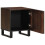 VidaXL (solid mango wood, 2 pcs) vidaXL Bedside Cabinet Home Nightstand Bed Table Side Table Solid Wood Mango 3