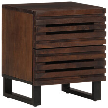 (solid mango wood, 1 pcs) vidaXL Bedside Cabinet Nightstand Bed Cabinet Bed Table Solid Wood Reclaimed